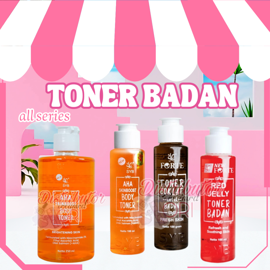 SYB Forte Toner Badan Fresh Skin/toner badan pemutih SYB| ORIGINAL | BPOM skinboost / red toner