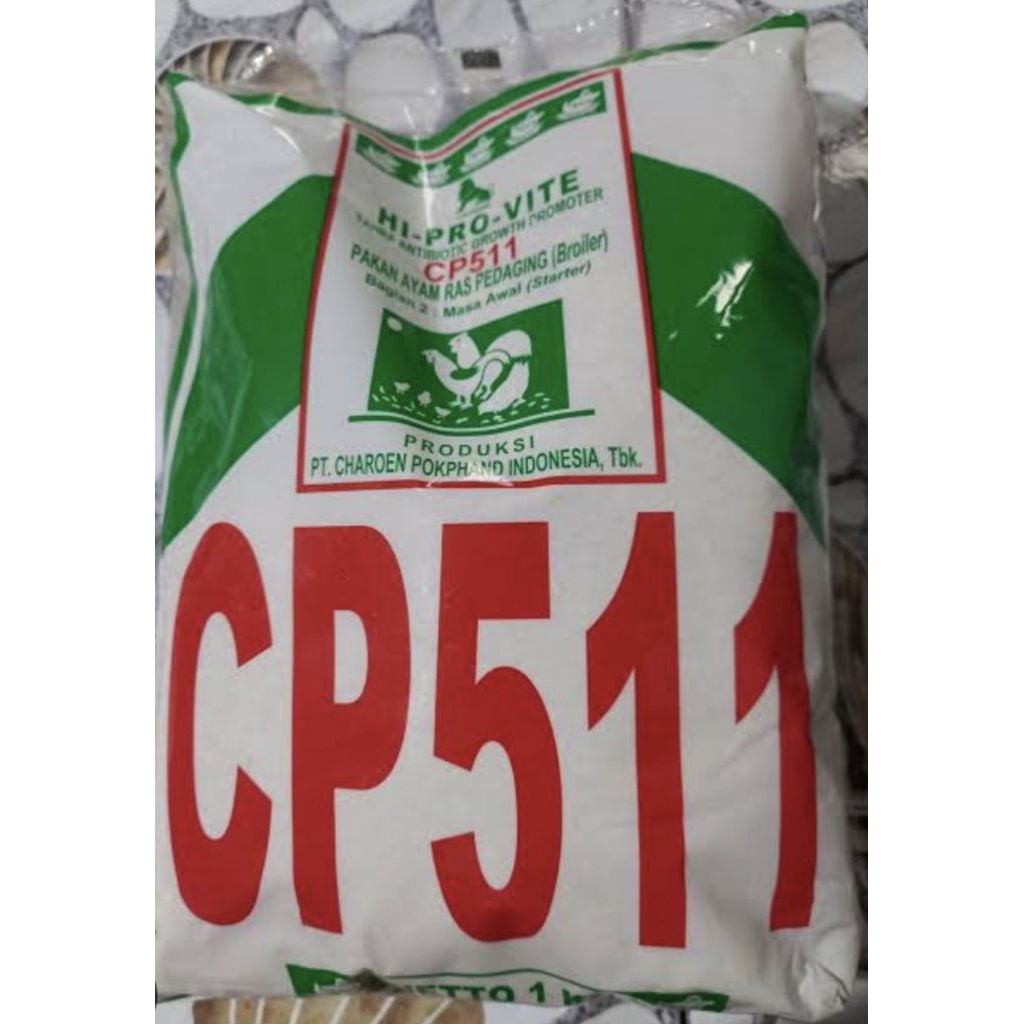 Pakan Ayam CP511 Starter Ayam Pedaging  Pur Ayam 511b Hi Pro Vite