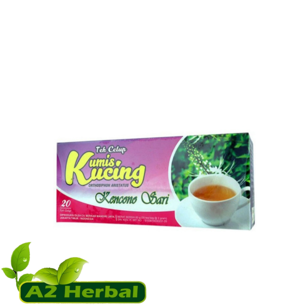 

Teh Celup Herbal Kumis Kucing Kencono Sari 100% Alami