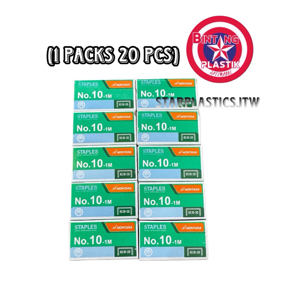 

BEST QUALITY!! [1 Pack 20 Pcs] Isi Staples Montana / Joyko Hekter Kecil No.10 Original Jepang