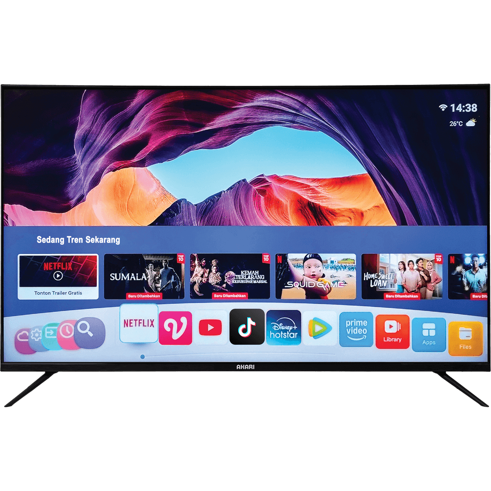 QLED TV AKARI 4K UHD DIGITAL TV - AT 5643 W