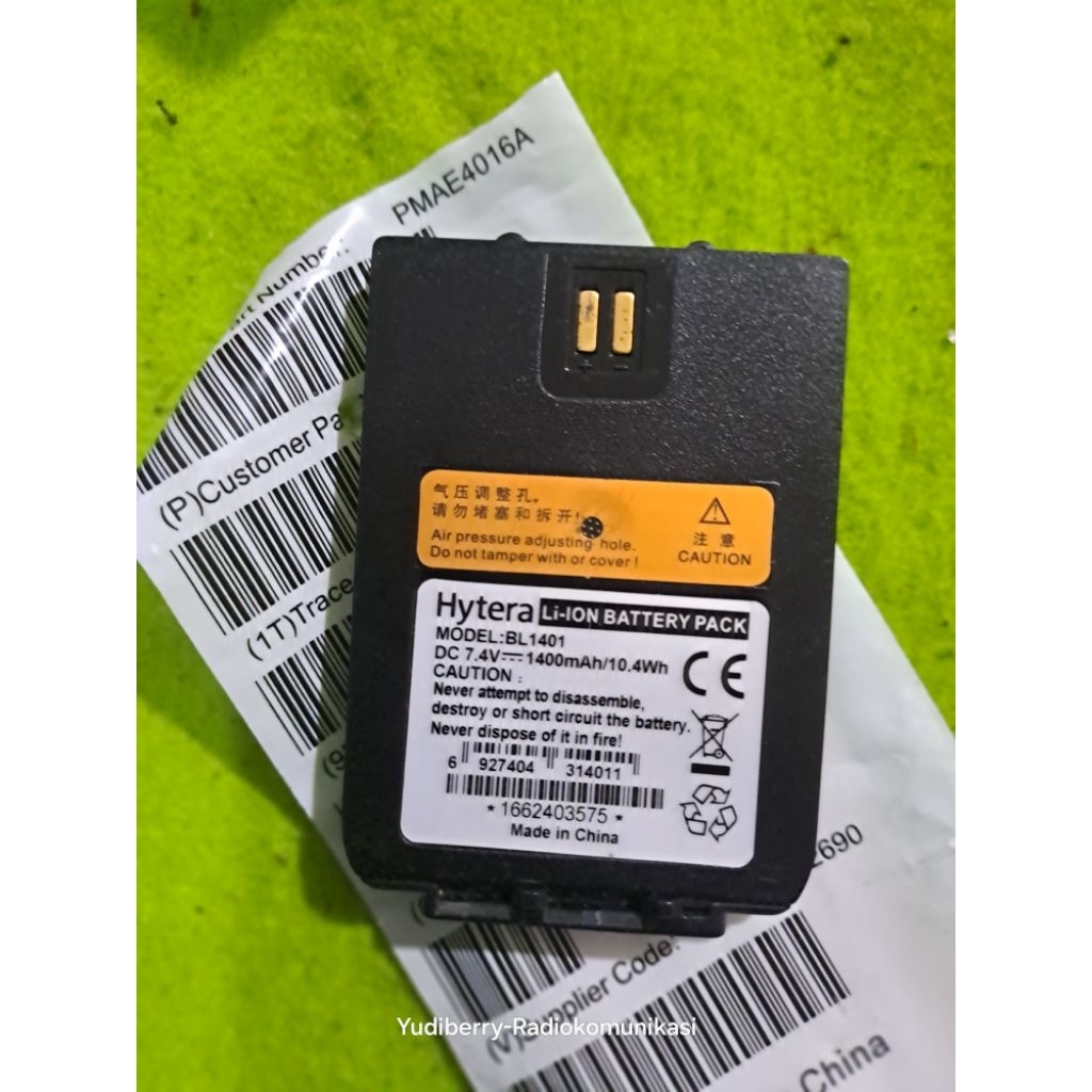 BATERAI HYTERA BL1401 ASLI BUAT HYTERA X1P BATTERY HYTERA BL-1401 lithium