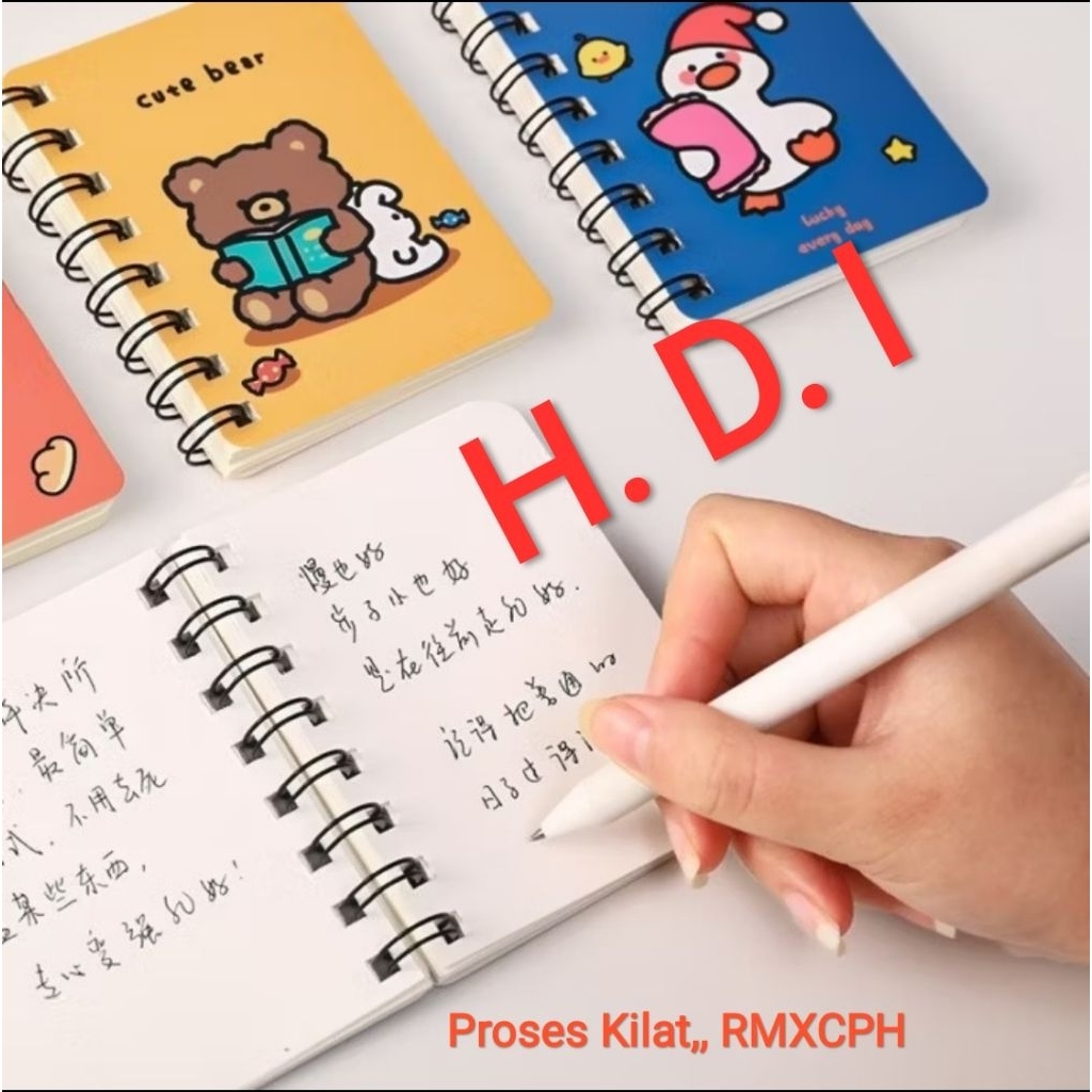 

1pcs 80 Lembar Mini Notebook A7 Buku Kecil Catatan Saku Sekolah Pocket