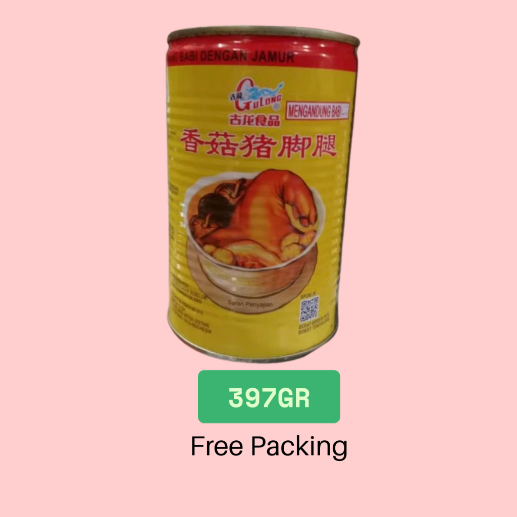 

Kaki Babi kaleng Jamur / Pork Knuckle Gulong 397 Gram