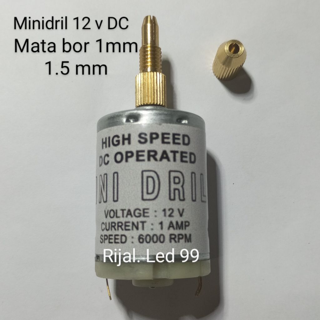 DINAMO MINIDRIL1amper 12v 6000 RPM untuk Bor pcb