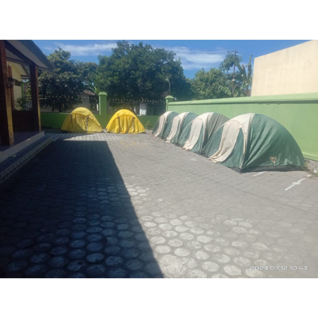 tenda camping second 4 - 5 orang dewasa