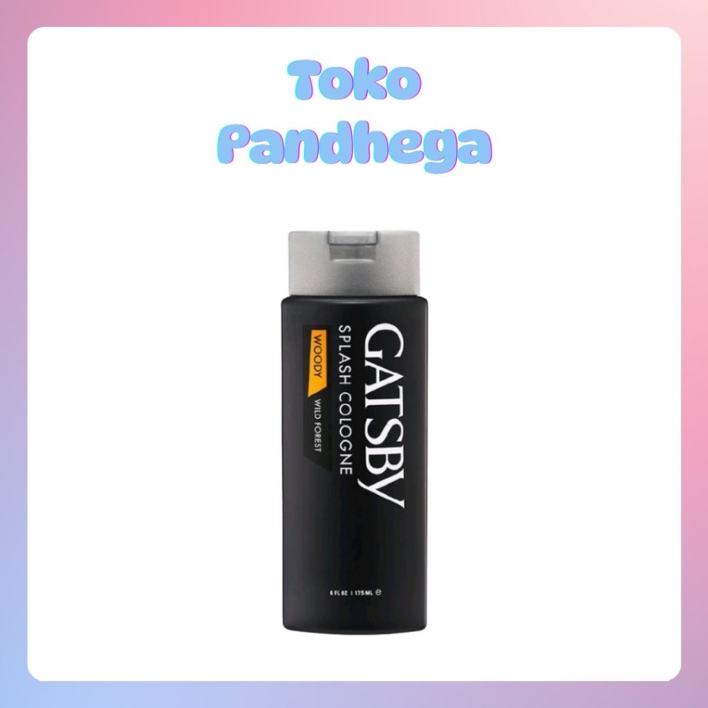 GATSBY Splash Cologne 175ml - Wild Forest (Woody)