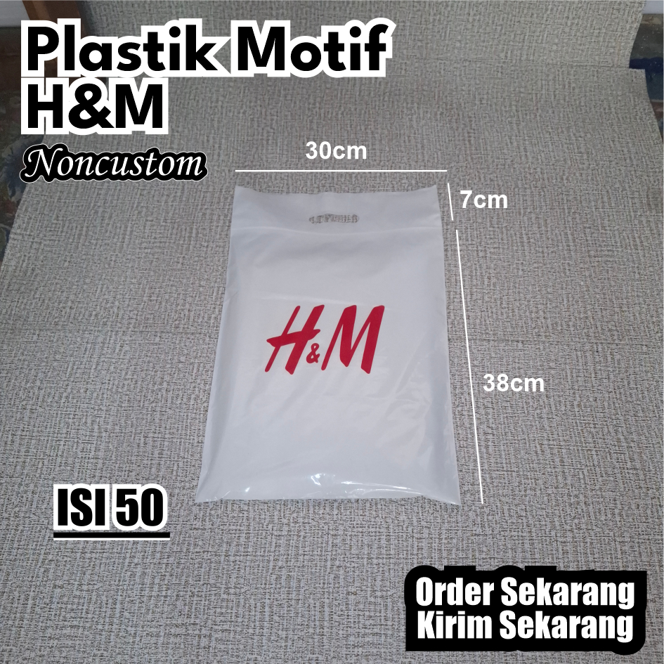 

Isi 50 Pcs, Klip Pound (Size 30 x 38+7cm) Plastik H&M, Kantong H&M, Plastik ZARA, Plastik Uniqlo, Plastik Klippound, Plastik Custom