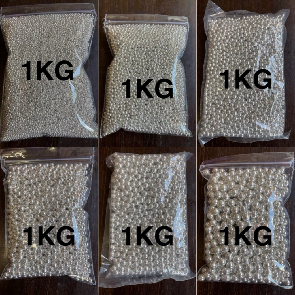 

sprinkle kue edible silver 1KG hiasan cake bisa dimakan sugar bead