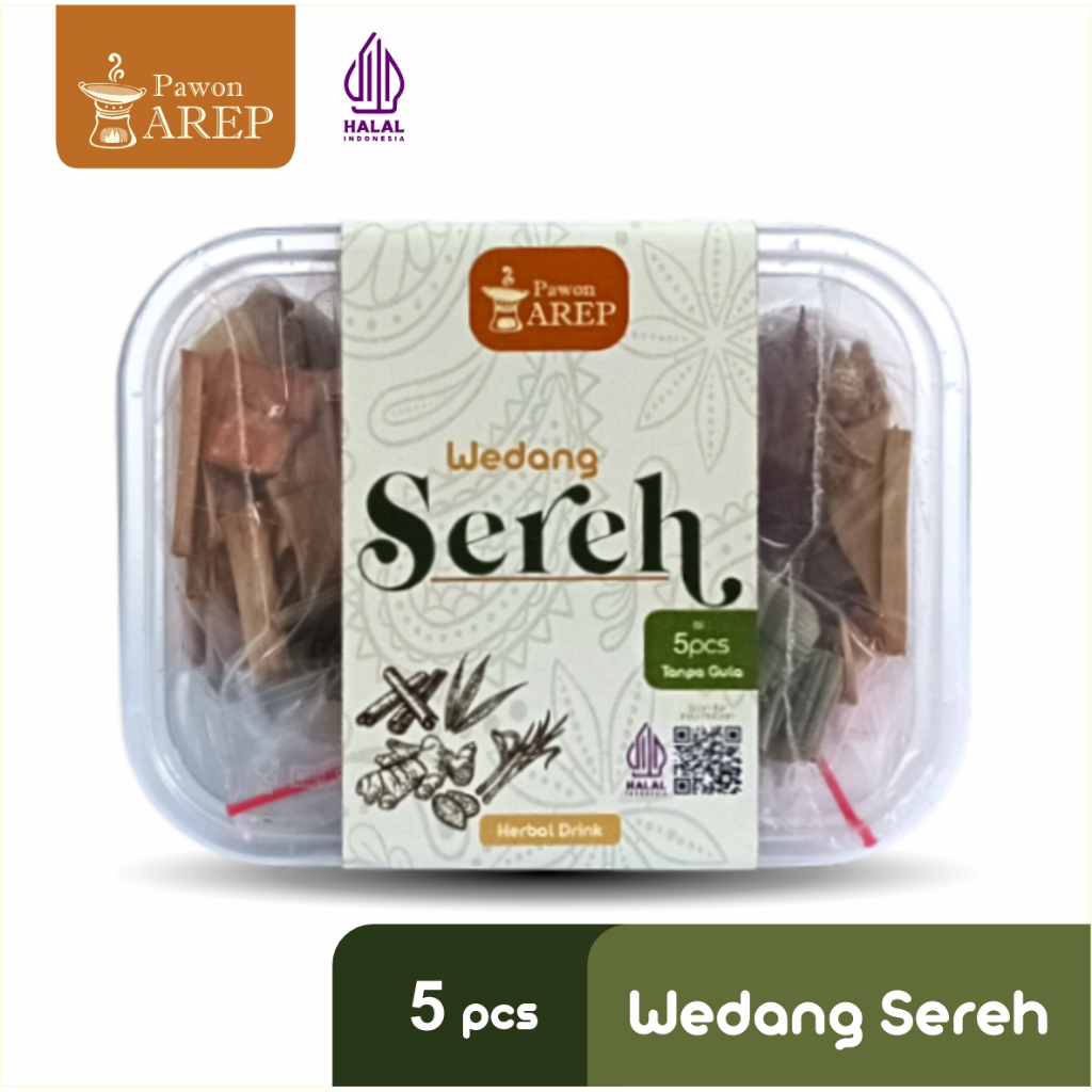 

Wedang Sereh Kering Isi 5 Sachet – Minuman Rempah Tradisional (Tanpa Gula)