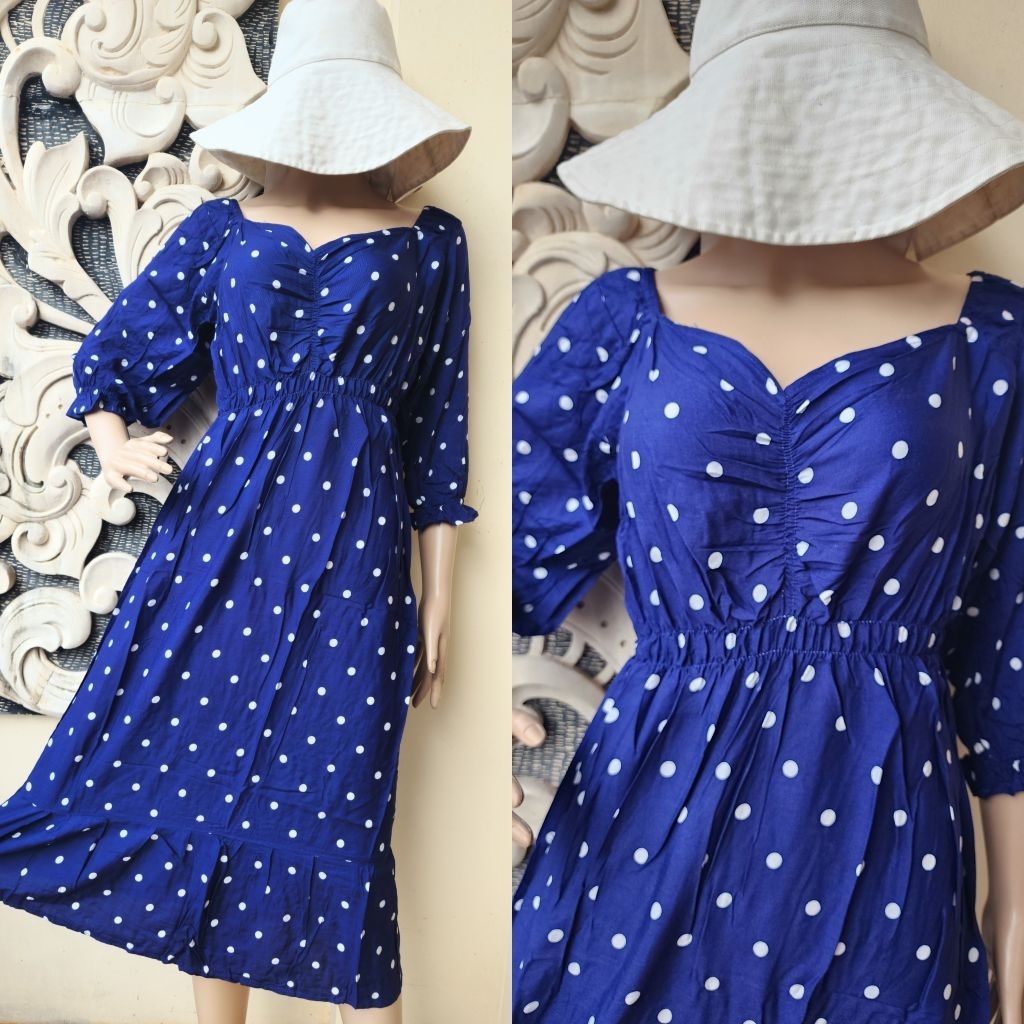 DRESS SYAHRINI LENGAN PANJANG BALI/DASTER CASUAL/DRESS ZAHRA/DRESS CASANDRA