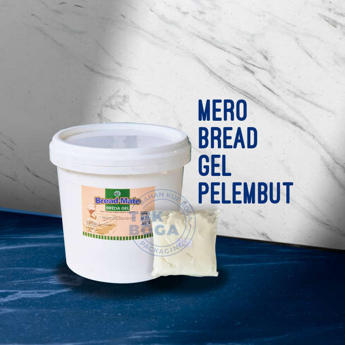 

( Repack ) Bread Gel Mero ( 250, 500 gr ) Bread-mate Breda Pelembut Improaver Bukan Bubuk