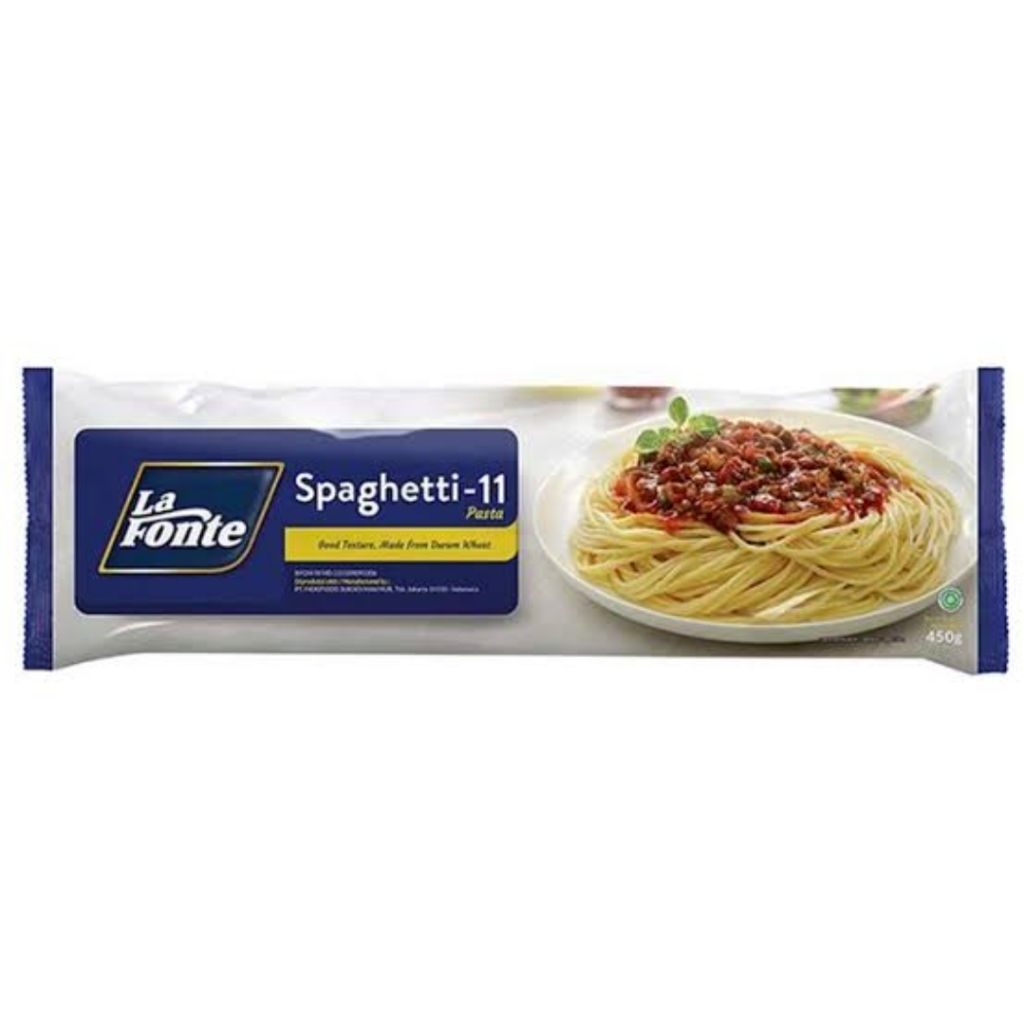 

La Fonte Spaghetti 11,, 450 gr - Mie Pasta Bentuk Lidi