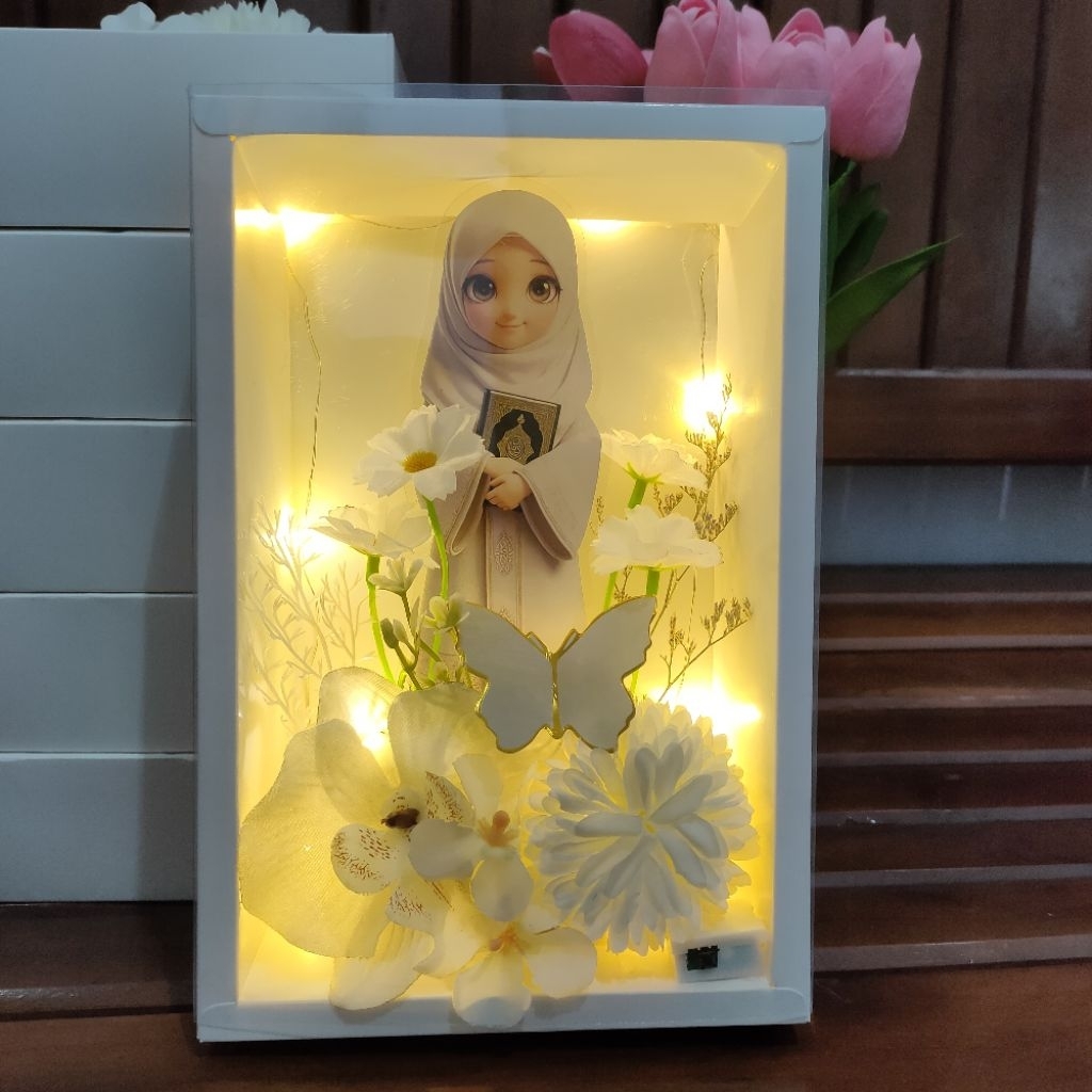 Moms_Syafa Hampers Ramadhan Imtihan Akrilik Estetik Sovenir Hadiah Manasik Haji Maulid Nabi