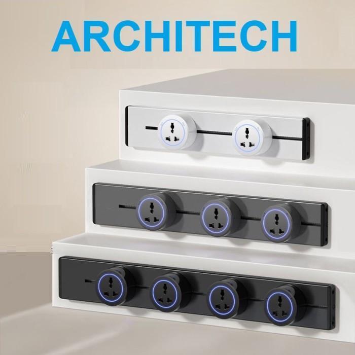 ARCHITECH - STOP KONTAK RELL TRACK SOKET ARCHITECH 40-80CM  / STOP KONTAK TRACK SOKET RELL  / STOP K