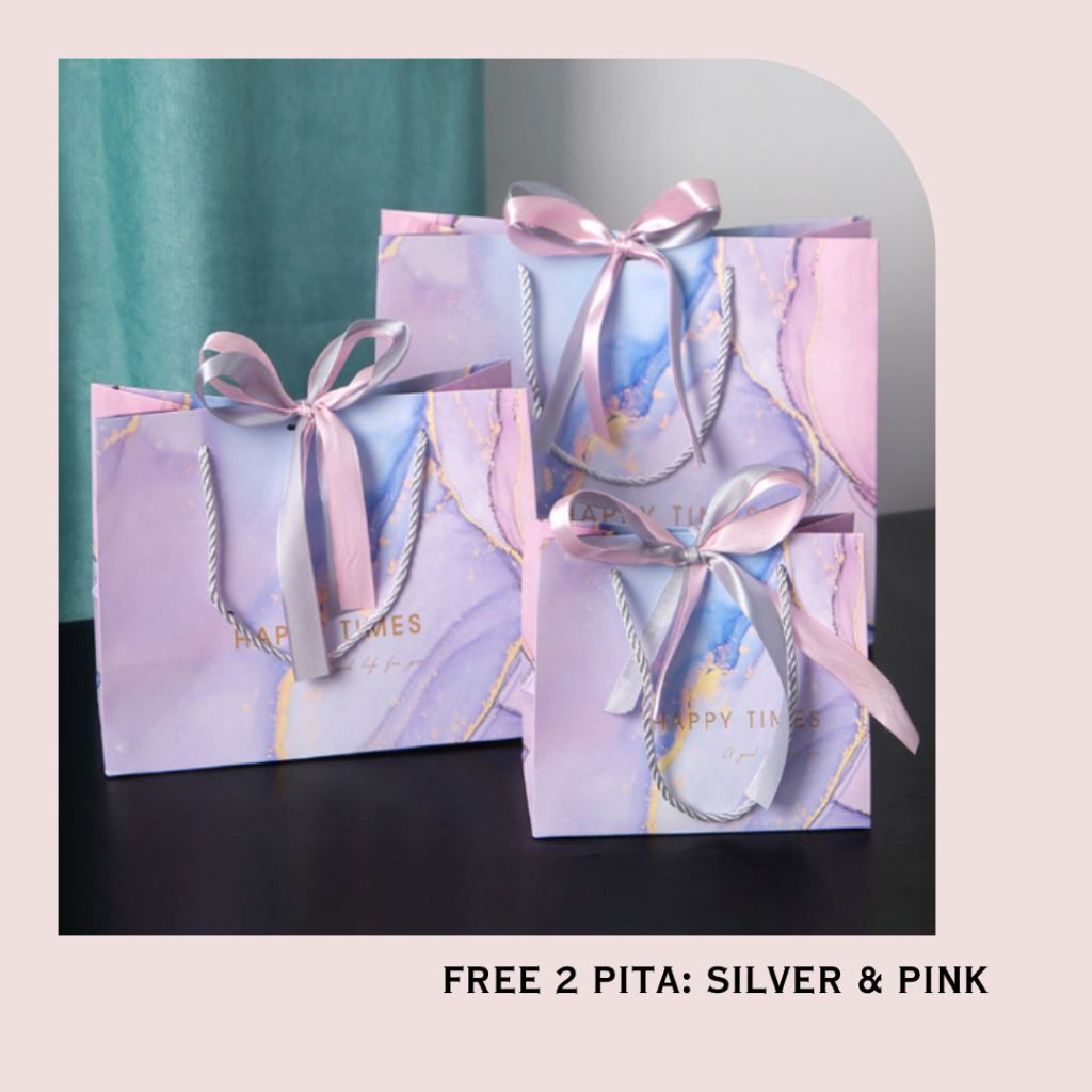 

Paper Bag Marble Granite Purple Kantong Kado Bingkisan Hadiah Goodie Bag Paperbag Premium Mewah