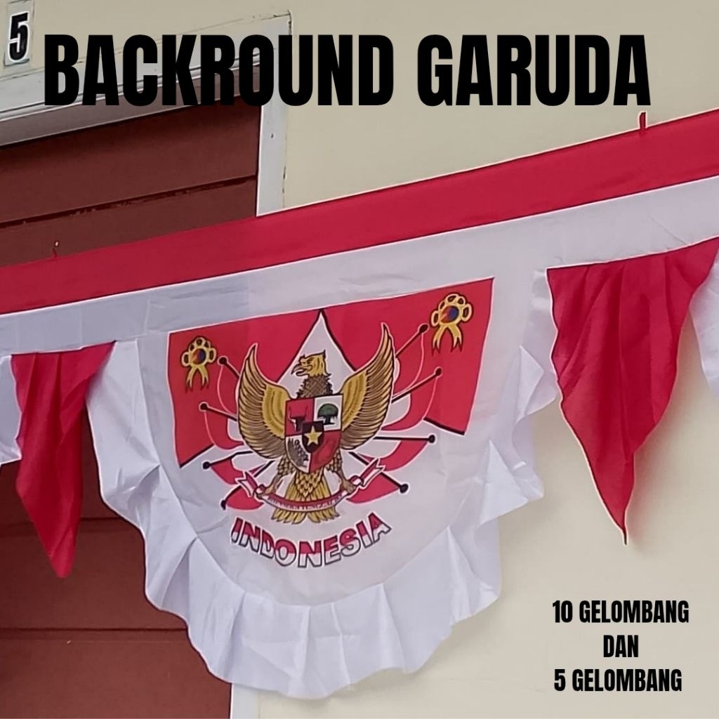 BENDERA BACKROUND GELOMBANG GARUDA MERAH PUTIH BENDERA MERAH PUTIH GELOMBANG BACKROUND