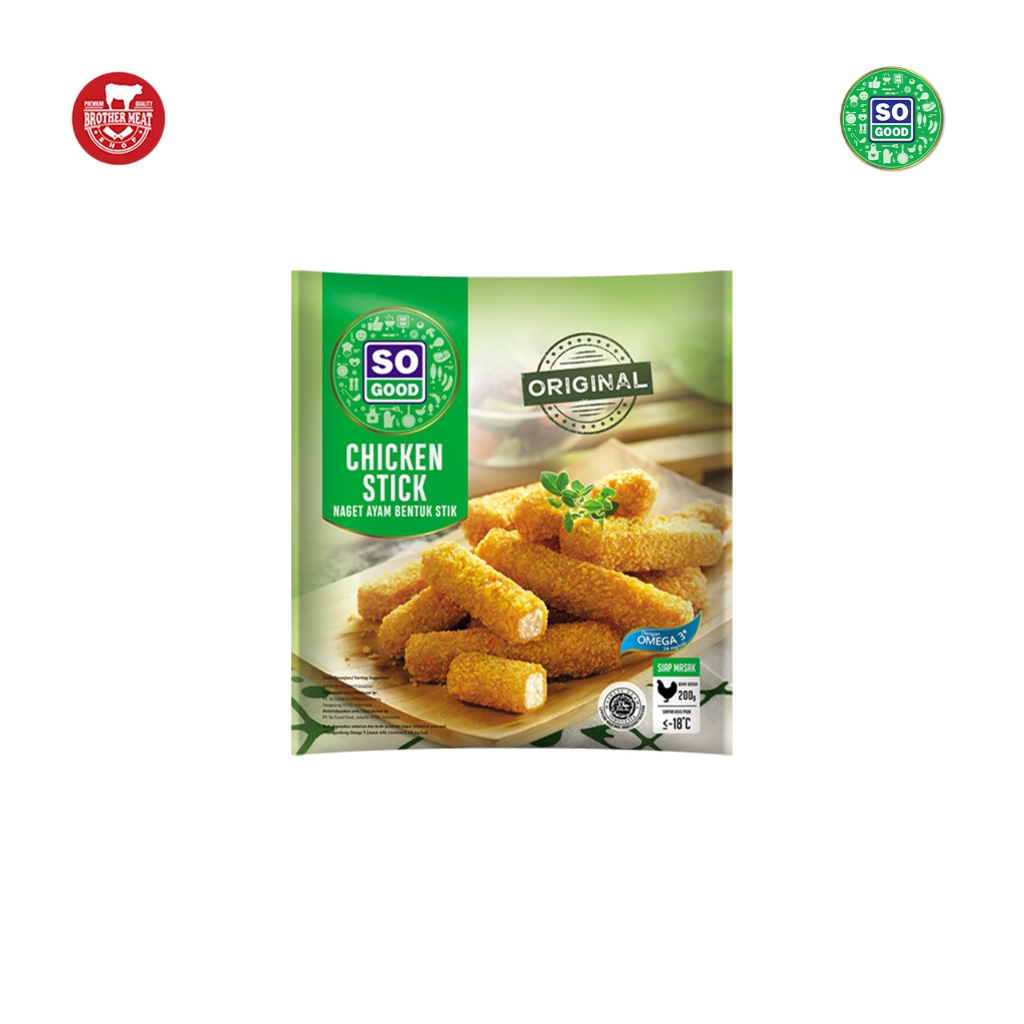 

So Good Chicken Nugget Stick Original 200gr - Brothermeatshop