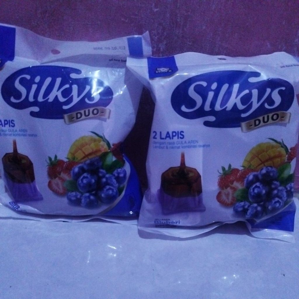 

Silkys Duo 150 PCS Jelly Puding rasa blueberry