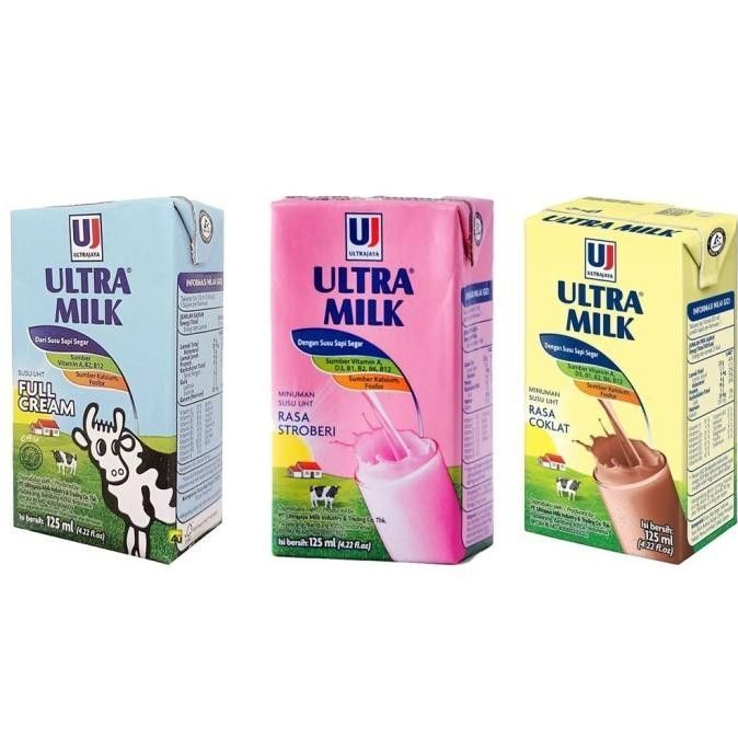 

ULTRA MILK SUSU UHT 125ml 1 Dus isi 40pcs