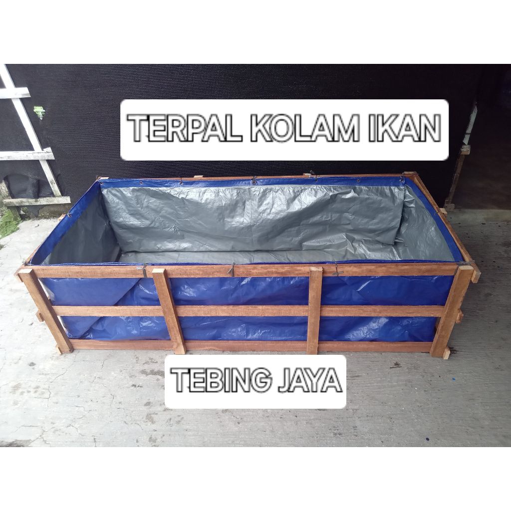 Kolam Terpal 3x2x50 A8 - Terpal Kolam Ikan Budidaya