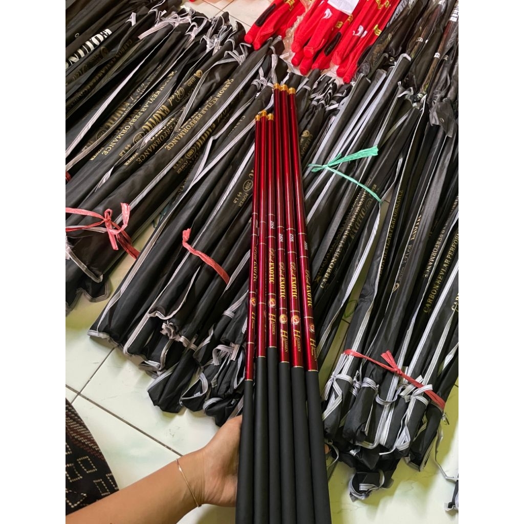 tegek haizhen RED EXOTIC galatama lele 150 - 360