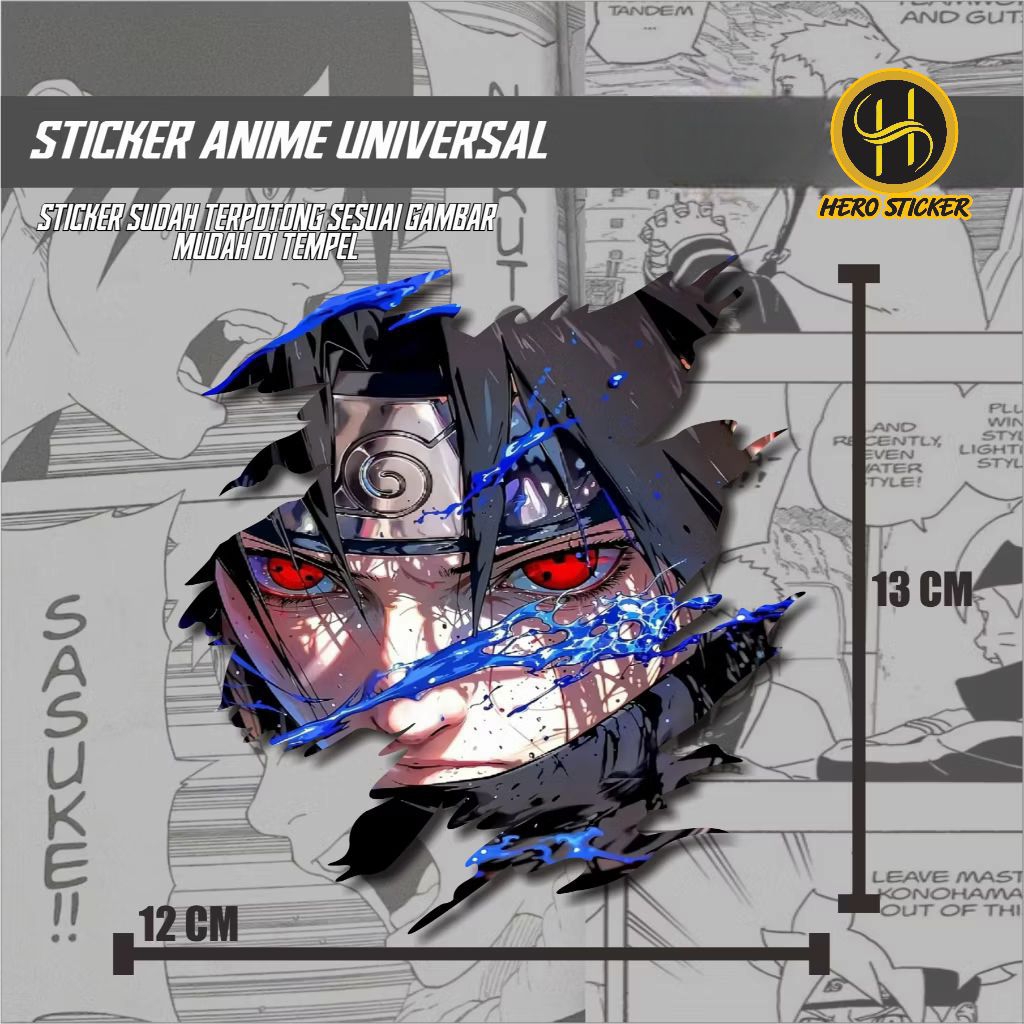 

Sticker Stiker Vinyl Anime Naruto Cetak Detail No Blur Warna Cerah 13x12 cm Sudah Printcut dan Potongan
