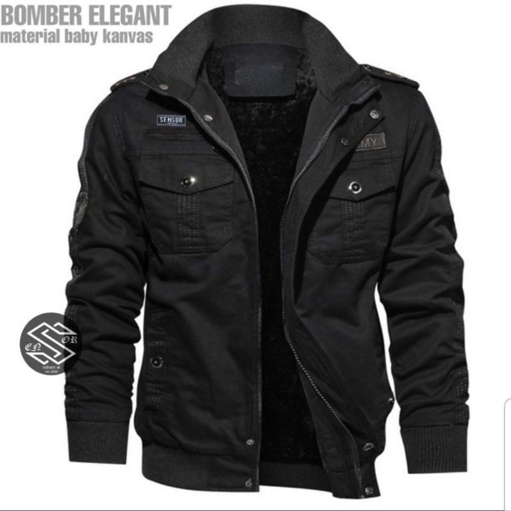 JAKET BOMBER PRIA-JAKET BOMBER ELEGANT- jaket cowok keren
