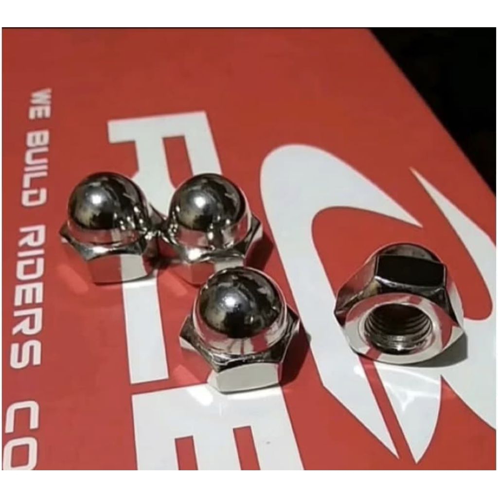 Baut Mur shock sok belakang  M10 drat 14 universal semua motor