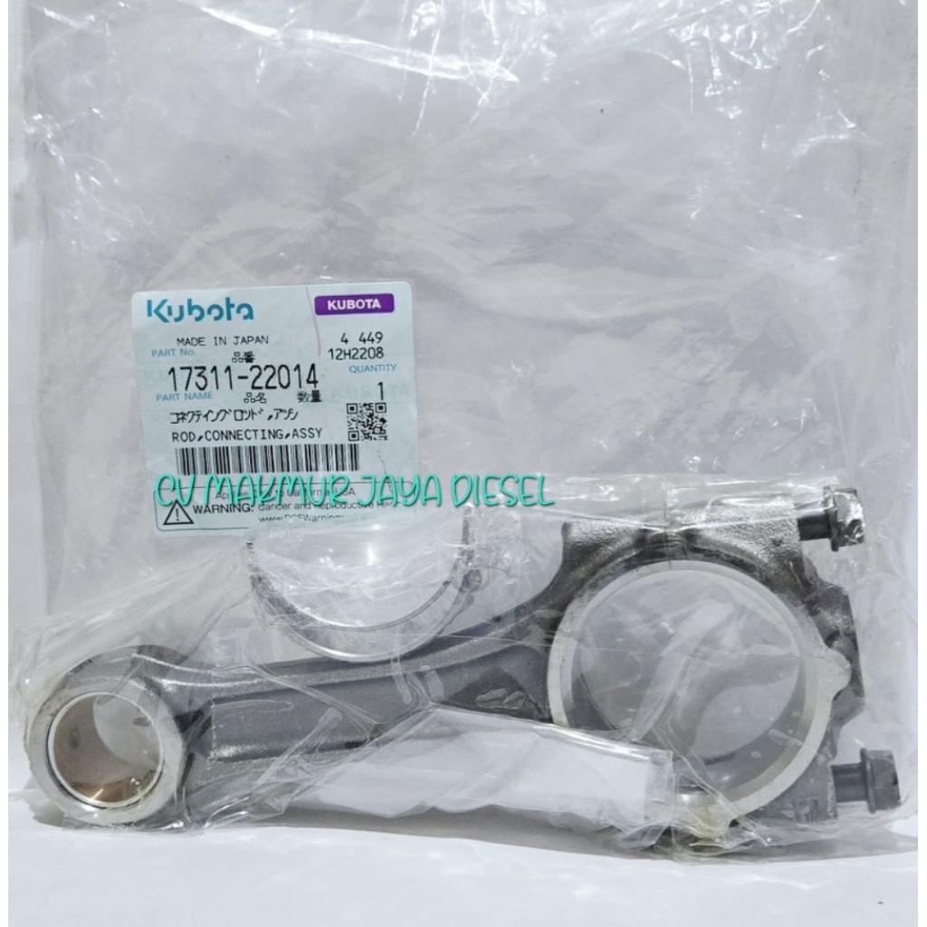 Assy Conrod,Stang Piston  V2203/U50 17311-22014 Kubota  Genuine Parts