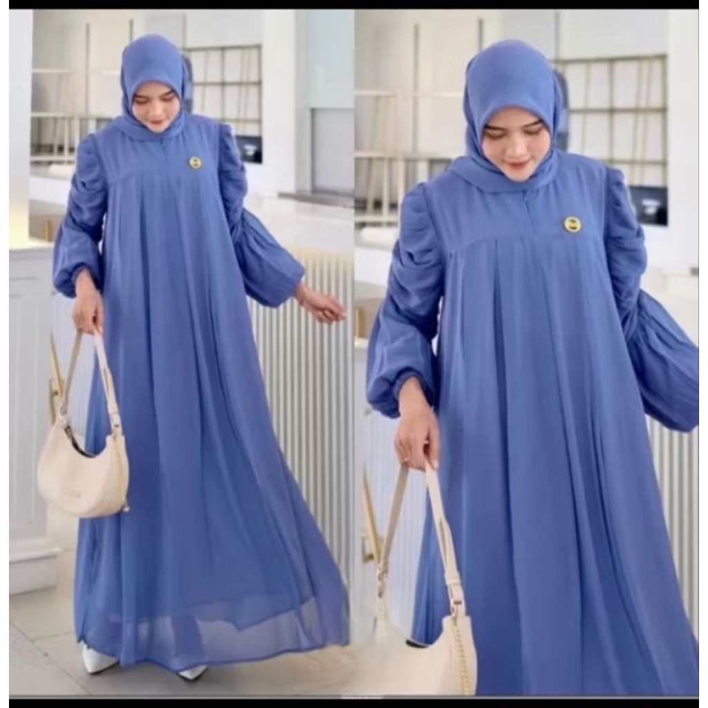 dress Camila/gamis ceruty Camila/dress muslimah terbaru