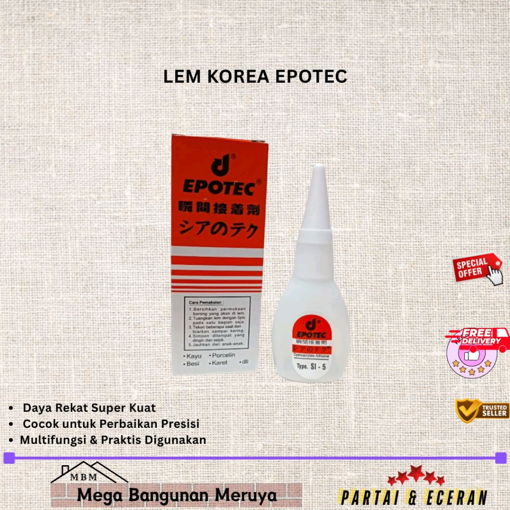 

Lem korea epotec / lem tetes epotec / lem serba guna |1 pcs