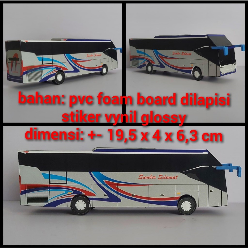 Miniatur Bus Sumber Selamat SR 2
