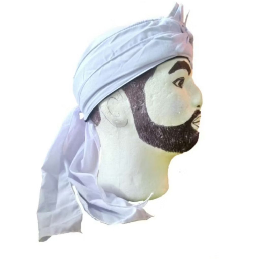 blangkon sunda ikat kepala sunda putih