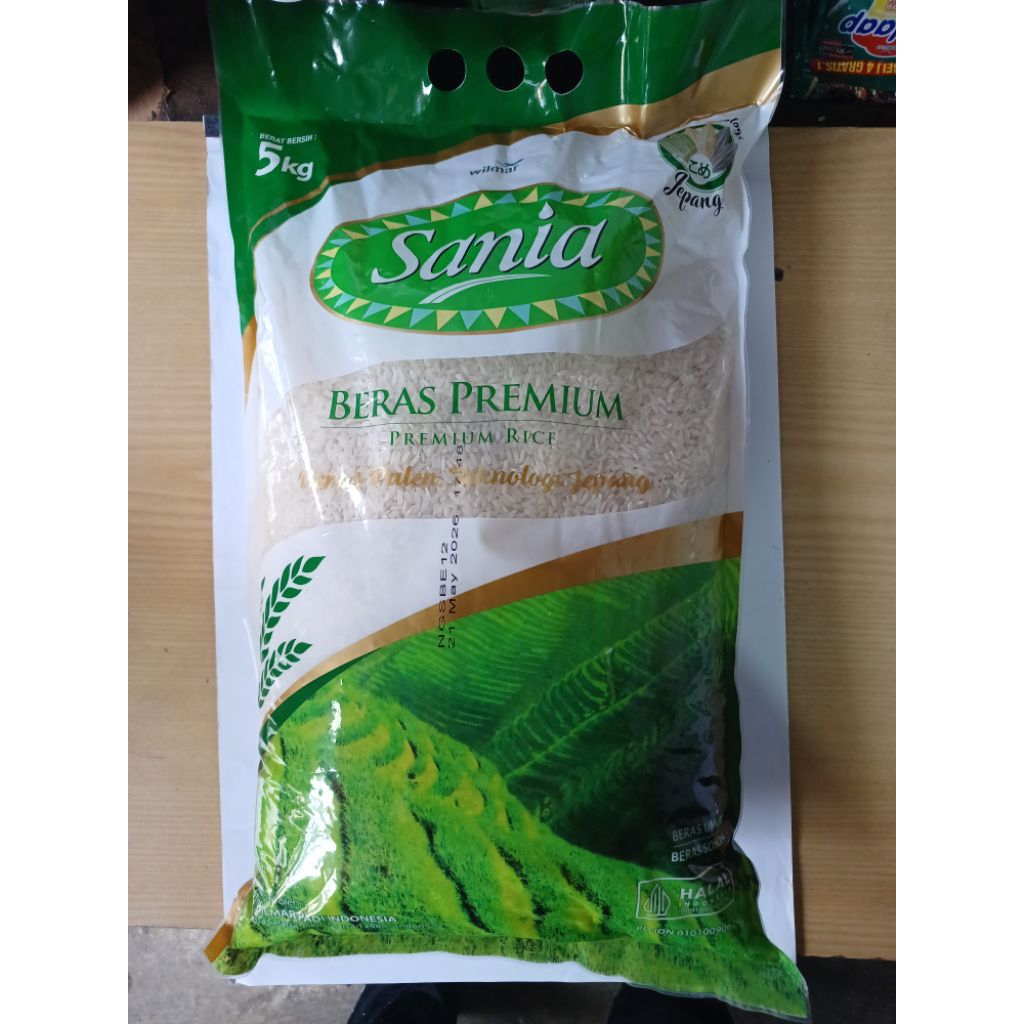 

Beras Premium Sania 5 kg