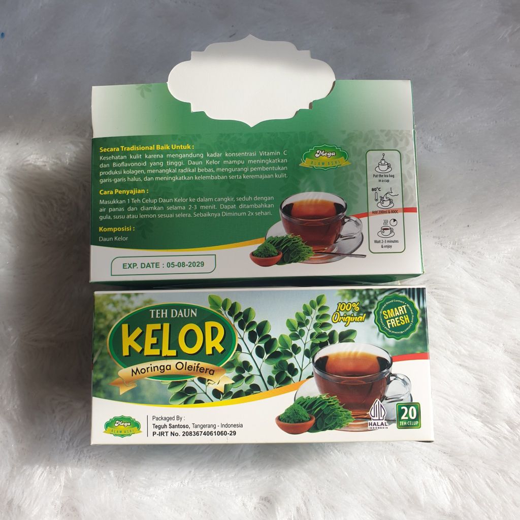 

Teh Daun Kelor/Moringa (Asli Daun Kelor dan Teh Celup Daun Kelor)