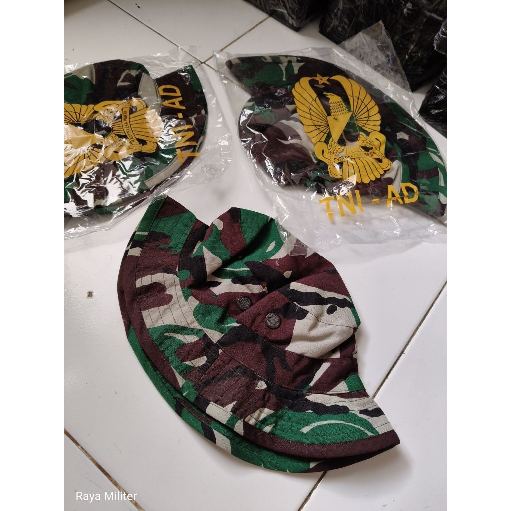 topi rimba jatah TNI AD. original