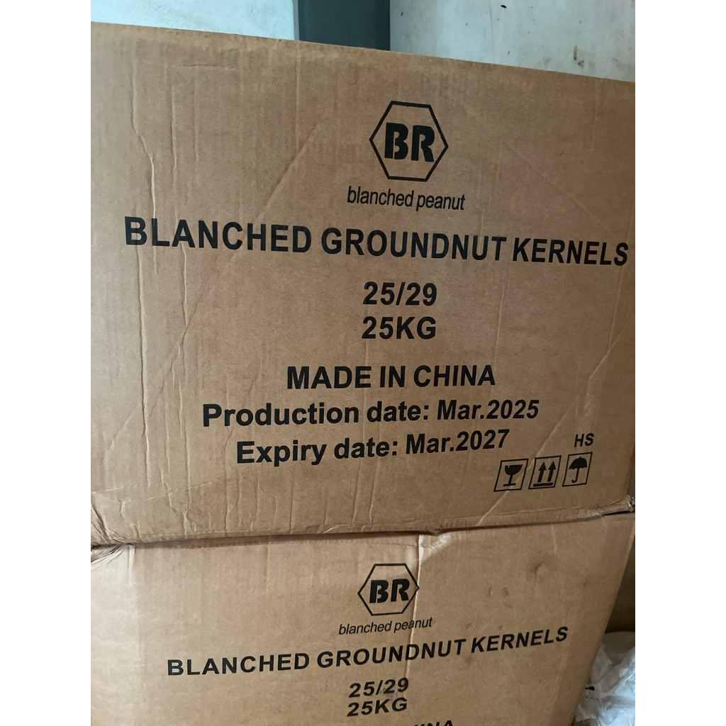 

kacang kupas ukuran besar 25/29 isi 25kg