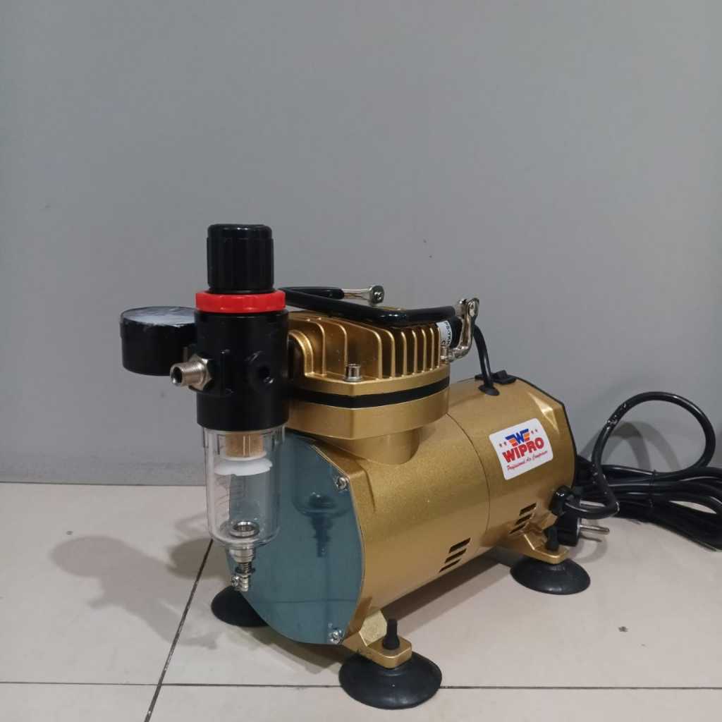 Mini Air Compressor Wipro 3-KD /Compressor Mini Set Kompresor CAT 1/5HP 4 BAR WIPRO 3KD Wipro 3 KD