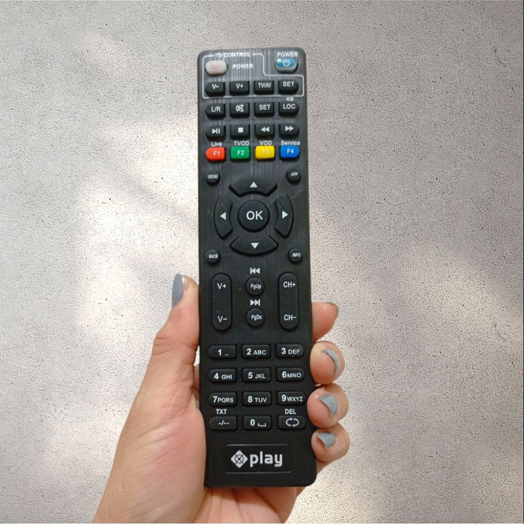 Remote Remot Dekoder STB TV Box Original PLAY Media