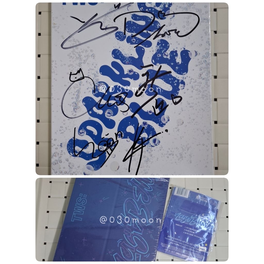 [BOOKED] TWS Signed Album Sparkling Blue (Free Last Bell Album)