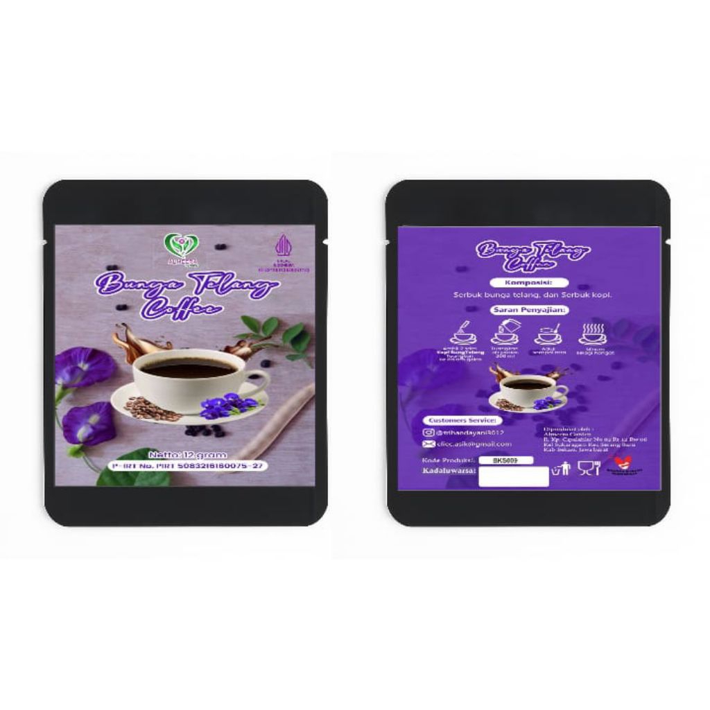 

REPACK KOPI / BUNGA TELANG COFFEE DRIB BAG