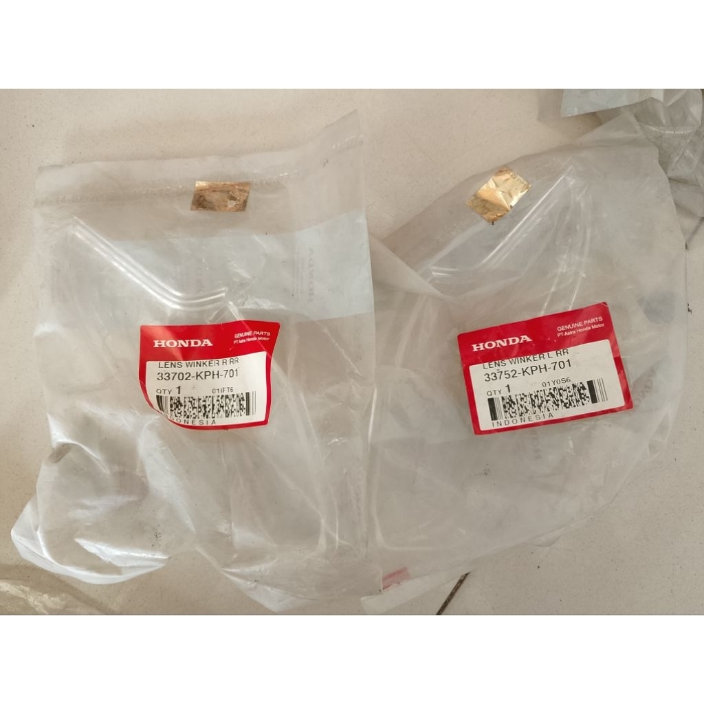 33702-KPH-701 33752-KPH-701 Mika Sen Sein Belakang Kanan Kiri Honda Supra X 125 Old Lama Bolam 1 Ori