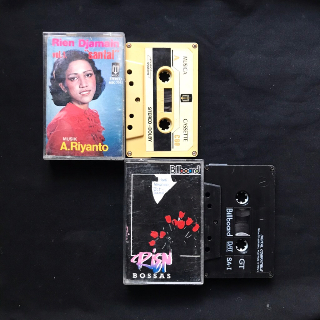 Kaset Rien Djamain vol. 1 Santai & Bossas (sepaket)