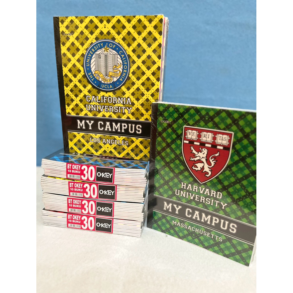 

Buku Tulis Okey Kwarto 30Lembar/50Lembar 1pak (10Buku)