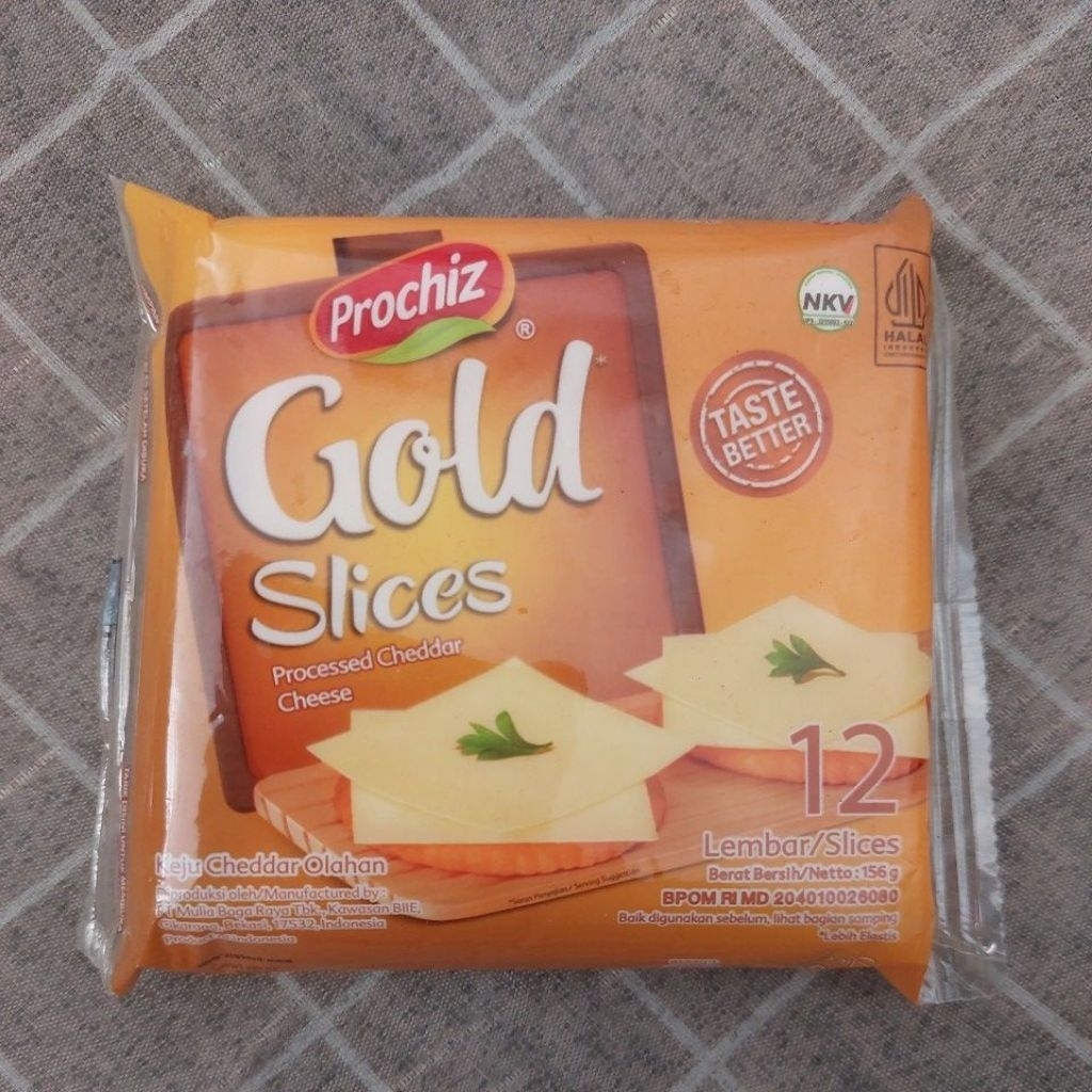 

keju slice procis gold isi 12 lembar