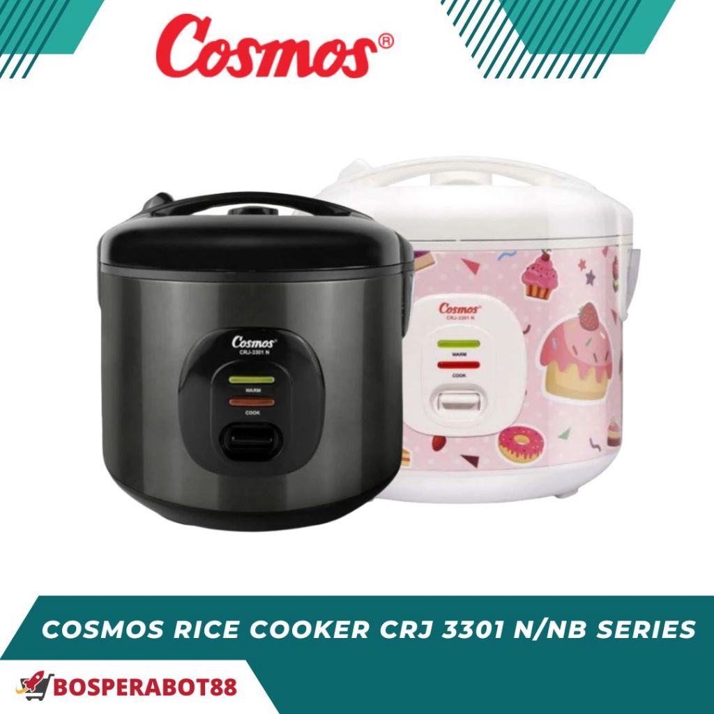 MAGICOM / RICE COOKER COSMOS  CRJ 3301 NC CAKE SERIES / CRJ 3301 NB  BLACK SERIES