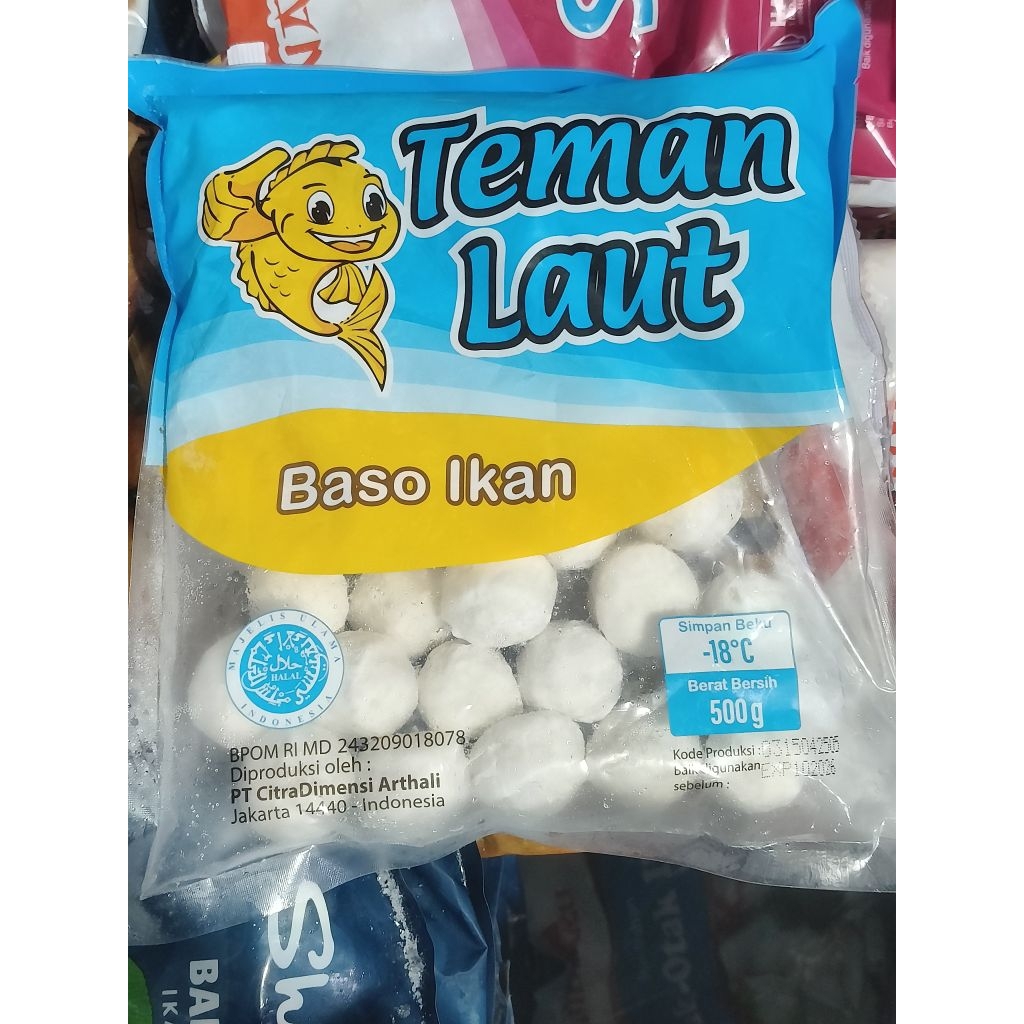 

Teman Laut Bakso Ikan 500gr