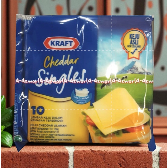 

Kraft Cheddar Singles 10slice Keju Lembaran Kraft Untuk Roti Sand wich Kraf Single Cheese Chees Chedar 10pcs
