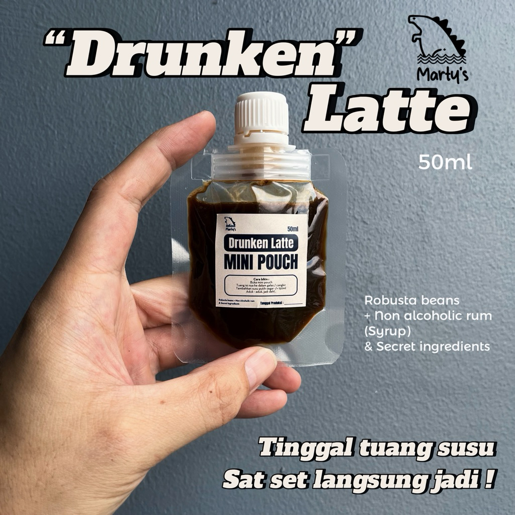 

“Drunken” Latte mini pouch